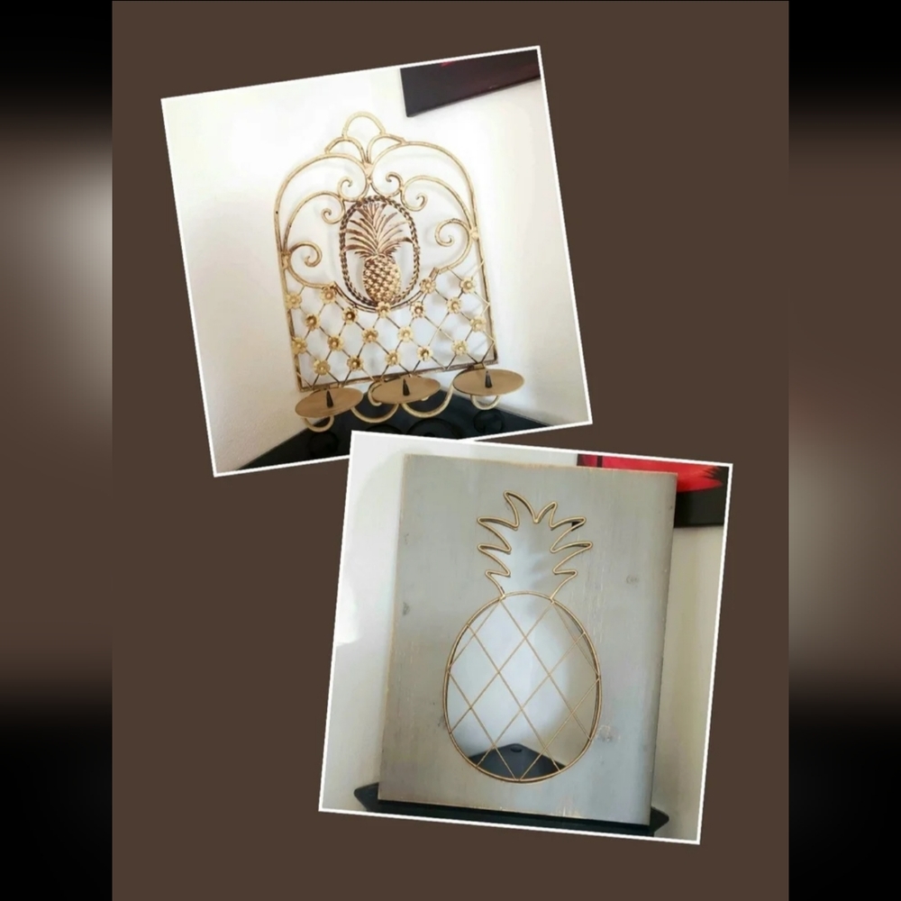 2 pieces of pineapple wall art - No separating
